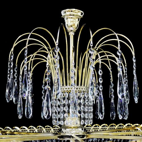 Люстра Хрустальный Каскад №12 Королевский Гусь Хрустальный Люстра Хрустальный Каскад №12 Королевский Гусь Хрустальный