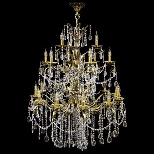  Люстра бронзовая Афина №21