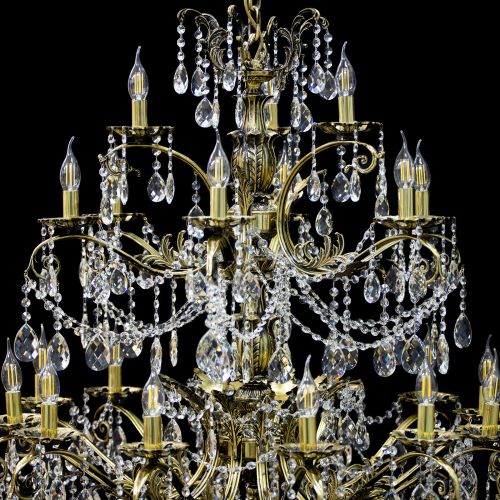 Люстра бронзовая Афина №21 Гусь Хрустальный