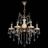 Люстра бронзовая Алфея №6 с камнем шар Люстра бронзовая Алфея №6 с камнем шар