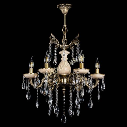 Люстра Алфея №6 с камнем журавлик Гусь Хрустальный