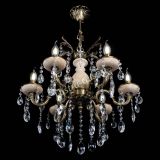 Люстра Алфея №6 с камнем журавлик