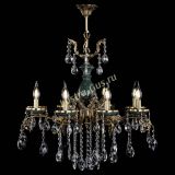 Люстра бронзовая Алфея Малахит №8 баден