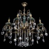 Люстра бронзовая Алфея Малахит №8 звездочка