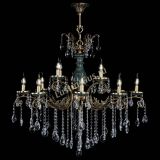 Люстра бронзовая Алфея Малахит №12 баден