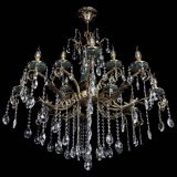 Люстра бронзовая Алфея Малахит №12 баден