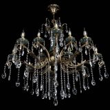 Люстра бронзовая Алфея Малахит №12 журавлик