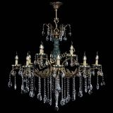 Люстра бронзовая Алфея Малахит №12 звездочка