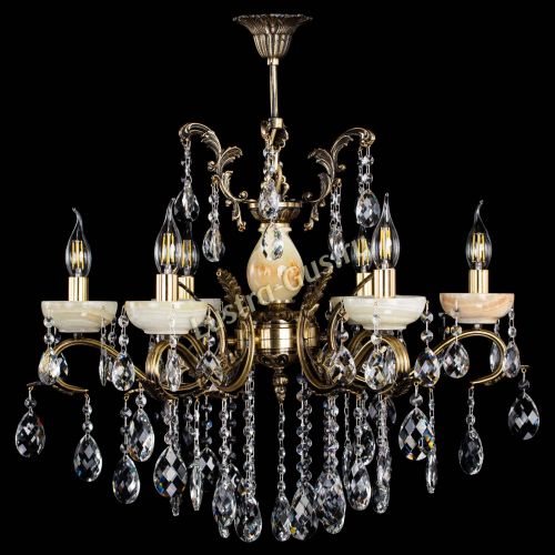 Люстра бронзовая Алфея Оникс №6/2 баден Люстра бронзовая Алфея Оникс №6/2 баден