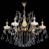 Люстра бронзовая Алфея Оникс №6/2 шар