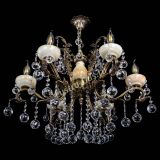 Люстра бронзовая Алфея Оникс №6/2 шар