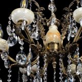 Люстра бронзовая Алфея Оникс №6/2 звездочка