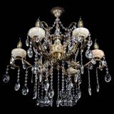 Люстра бронзовая Алфея Оникс №6 баден