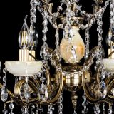 Люстра бронзовая Алфея Оникс №6 журавлик