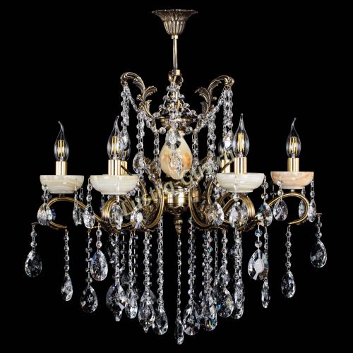 Люстра бронзовая Алфея Оникс №6 звездочка Люстра бронзовая Алфея Оникс №6 звездочка