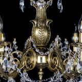 Люстра бронзовая Делия №6 лучик