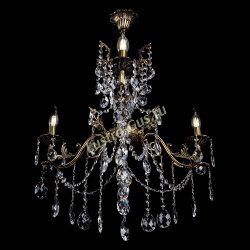 Люстра бронзовая Кассандра Алфея №3/1 баден Гусь Хрустальный