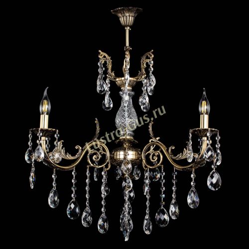 Люстра бронзовая Кассандра Алфея №3/2 баден Гусь Хрустальный