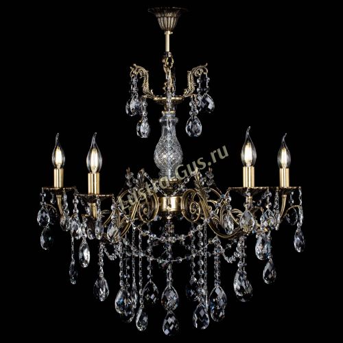 Люстра бронзовая Кассандра Алфея №5/1 баден Гусь Хрустальный