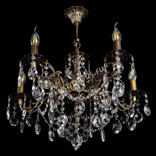 Люстра бронзовая Муза №5 баден Гусь Хрустальный