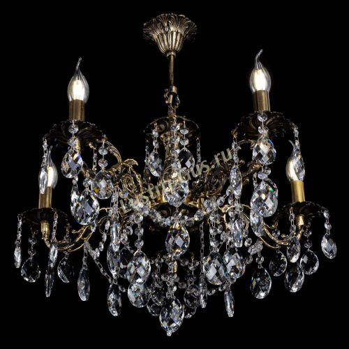 Люстра бронзовая Муза №5 баден Гусь Хрустальный