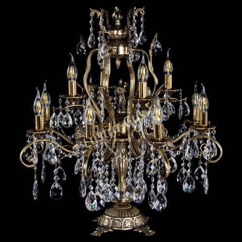 Настольная лампа Алфея №12 Баден Гусь Хрустальный