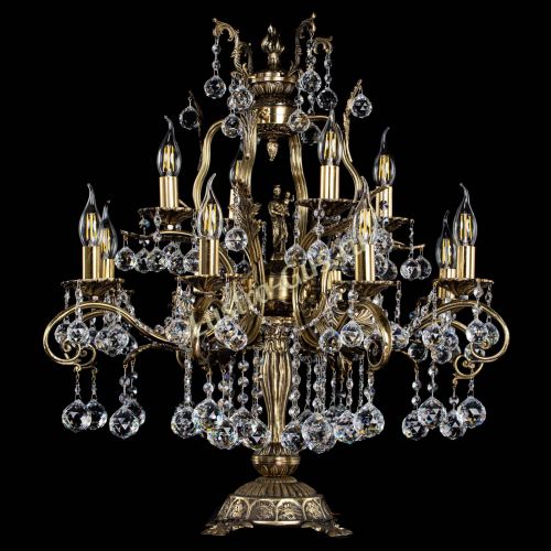 Настольная лампа Алфея №12 Шар Гусь Хрустальный